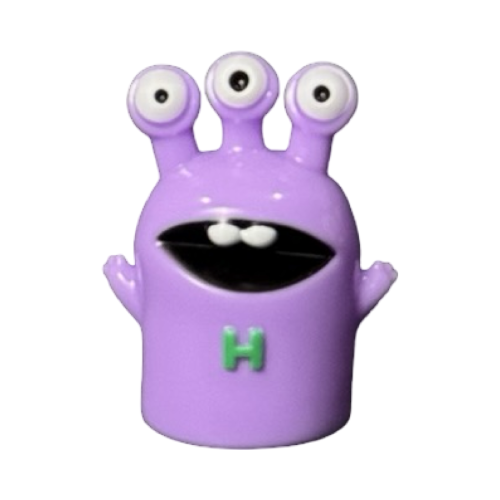 Purple VAG Toy 2” Figure by Robin Tang Antics 1 | Monkey Paw Mexico