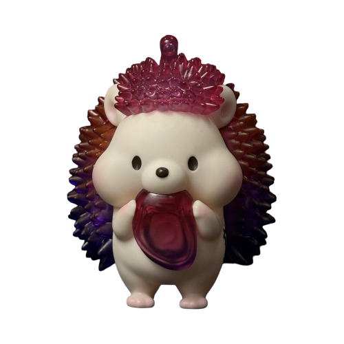 Purple:Red Hedgehog 6” Figure Signed by Jinart 4 | Monkey Paw Mexico