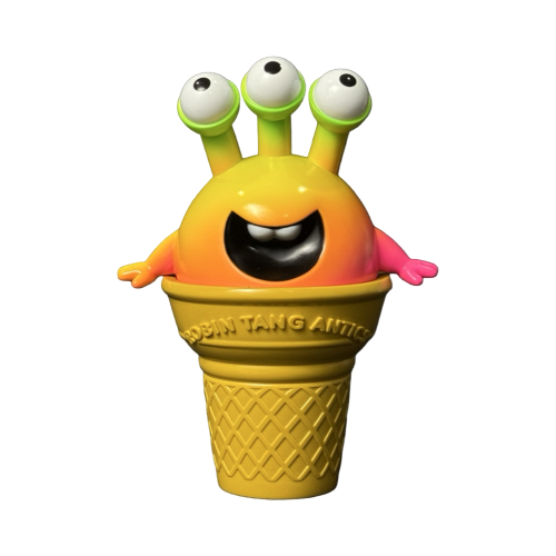 Rainbow Ice Cream Monster 4.5” Figure by Robin Tang Antics 2 | Monkey Paw Mexico