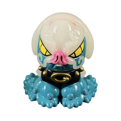 Sea Beetle Dog GID Sitted Edition 5 Figure by Grape Brain x Big Claw X (Signed) 01 | Monkey Paw México