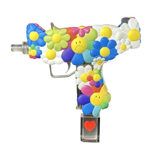 Shoeuzi Flower Power Uzi Gun 100% figure by J-Ldn Takashi Muraki (2) | Monkey Paw Mexico
