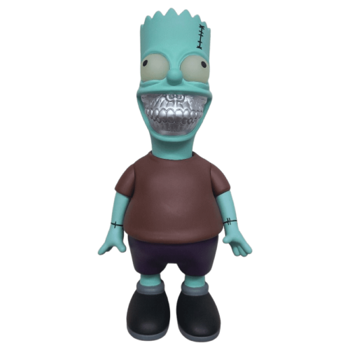 Simpsons Bart Grin Zombie Silver Edition 8 Figure By Ron English (2015) 01 | Monkey Paw Mexico