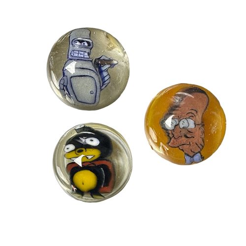 Set Marble Futurama By ATXZ and GarbageDankGlass Monkey Paw Mexico