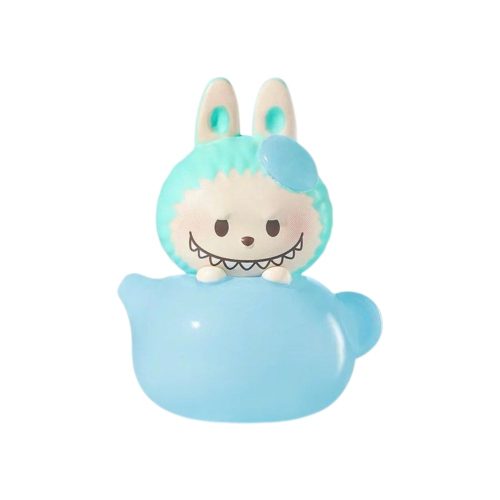 Sky Blue Pop Bean Labubu Shenzhen Exclsuive Mornig Tea 1 figure by Kasing Lung | Monkey Paw Mexico