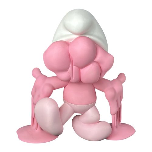 SmurfFace Pink Version 13 figure by Bust Art (1) | Monkey Paw Mexico