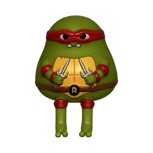 TMNT Raphael Bean 7″ Figure by Sad Sales Man 1 | Monkey Paw Mexico