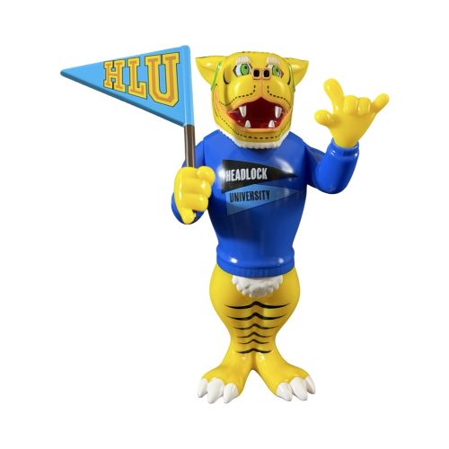 Tibeo Yellow Headlock University Edition 10” Figure by Headlock Studio x Black Hood Studio 01 | Monkey Paw México