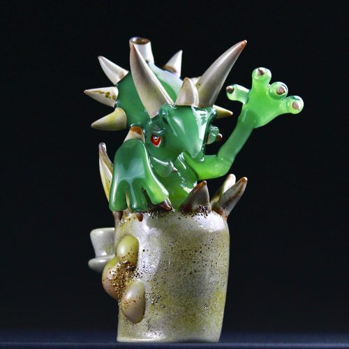 Triceratops Be Born Green 10 Rig 01 | Monkey Paw Mexico