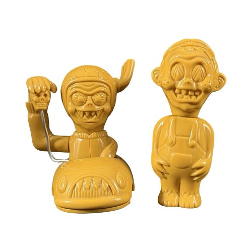 Weirdo Clutch Mustard Edition 8” Figure Set by Little Chop Design aka Knuckles (2011) 01 | Monkey Paw México