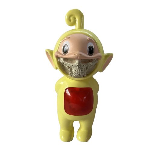 Yellow Telegrinnie 8 figure by Ron English | Monkey Paw Mexico