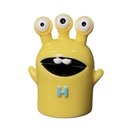 Yellow VAG Toy 2” Figure by Robin Tang Antics 1 | Monkey Paw Mexico