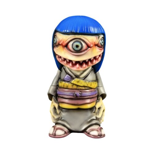 Yoshiko Electric Blue Edition 6.5” Figure by Kakkowarai 01 | Monkey Paw México