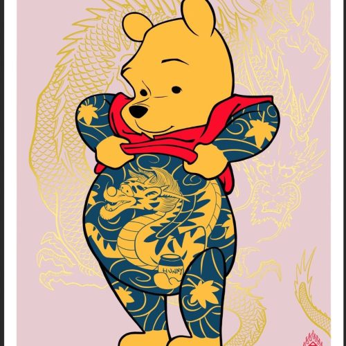 Tatpooh Golden Dragon 42.8 x 60 cm Print by Jee Saya (Monkey Paw Exclusive)Tatpooh Golden Dragon 42.8 x 60 cm Print by Jee Saya (Monkey Paw Exclusive) Monkey Paw Mexico