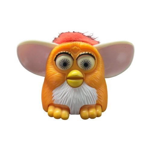 Furby Troll Orange 3" Figure 01 Monkey Paw Mexico