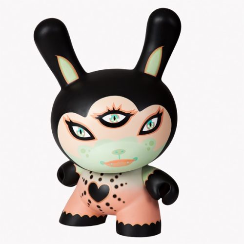 Dunny Black Heart of Gold 8" Figure By Tara Mcpherson (2012) 01 Monkey Paw Mexico